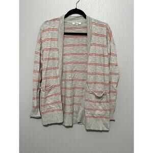 MADEWELL Tan and Orange Cardigan Size XXS Style: #AM932
